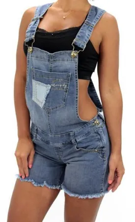 17292 Maripily Denim Short Overall