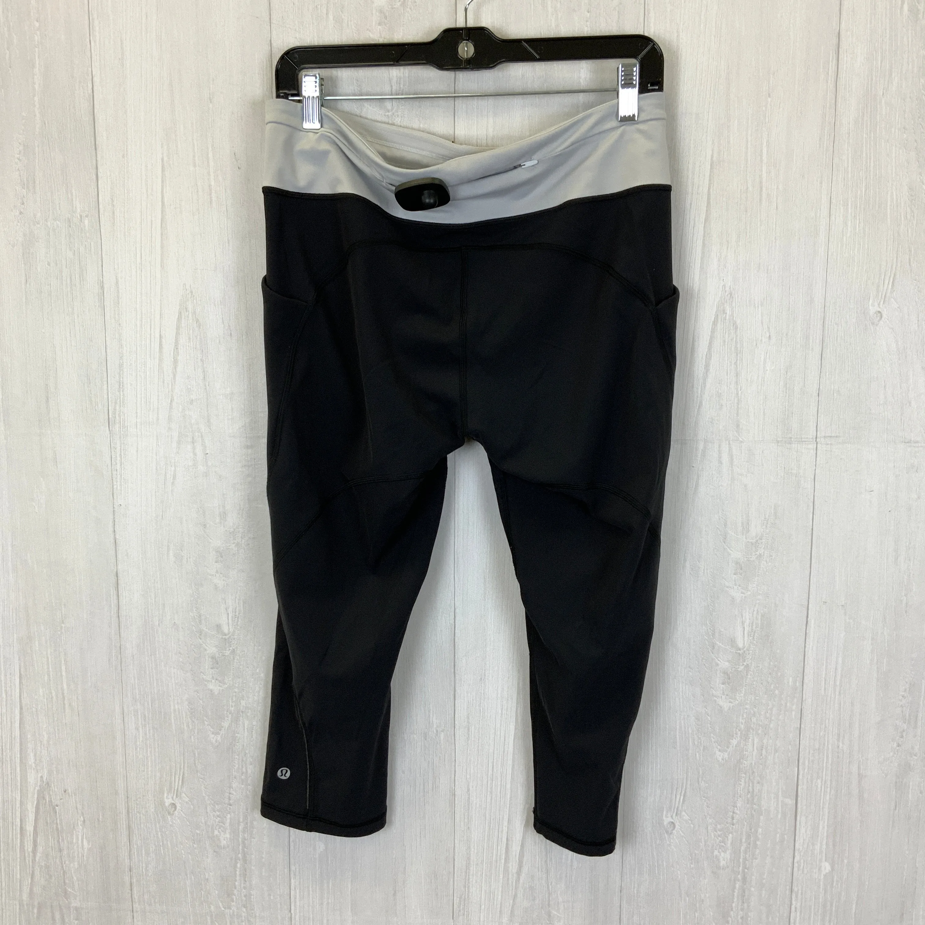 Athletic Leggings Capris By Lululemon In Black, Size: M