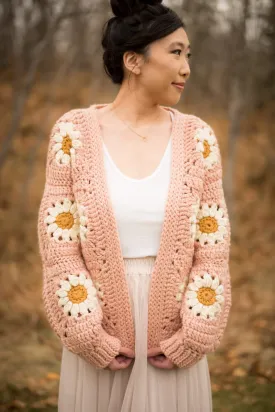Crochet Kit - Cozy Days Daisy Cardigan