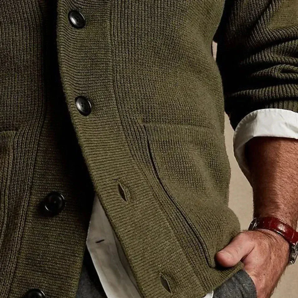 Dean - Classic Collar Cardigan