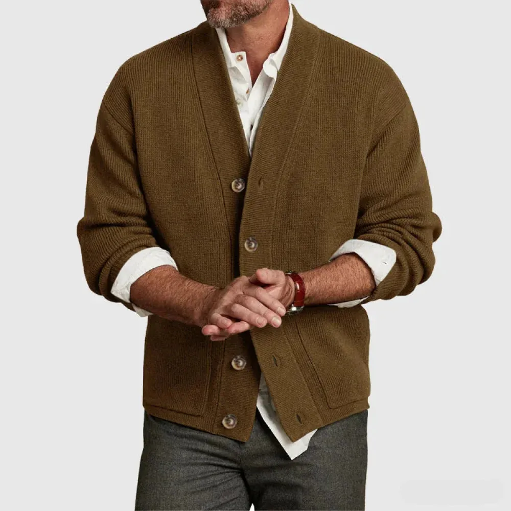 Dean - Classic Collar Cardigan