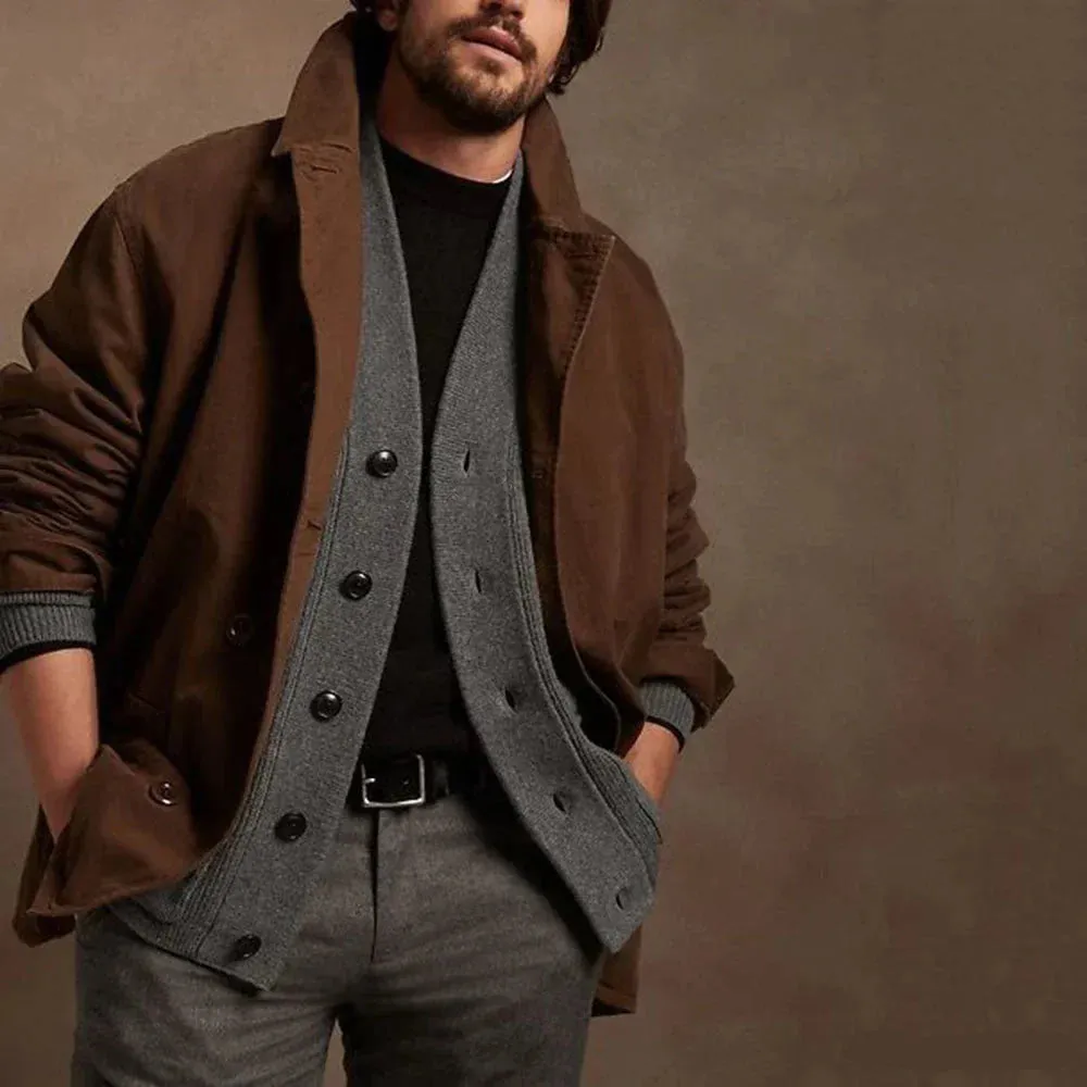 Dean - Classic Collar Cardigan