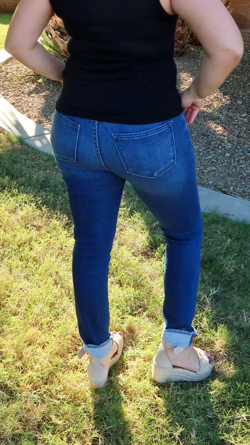Kancan Skinny Straight Jeans