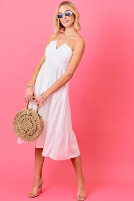 Ocean Drive Maxi Dress - White