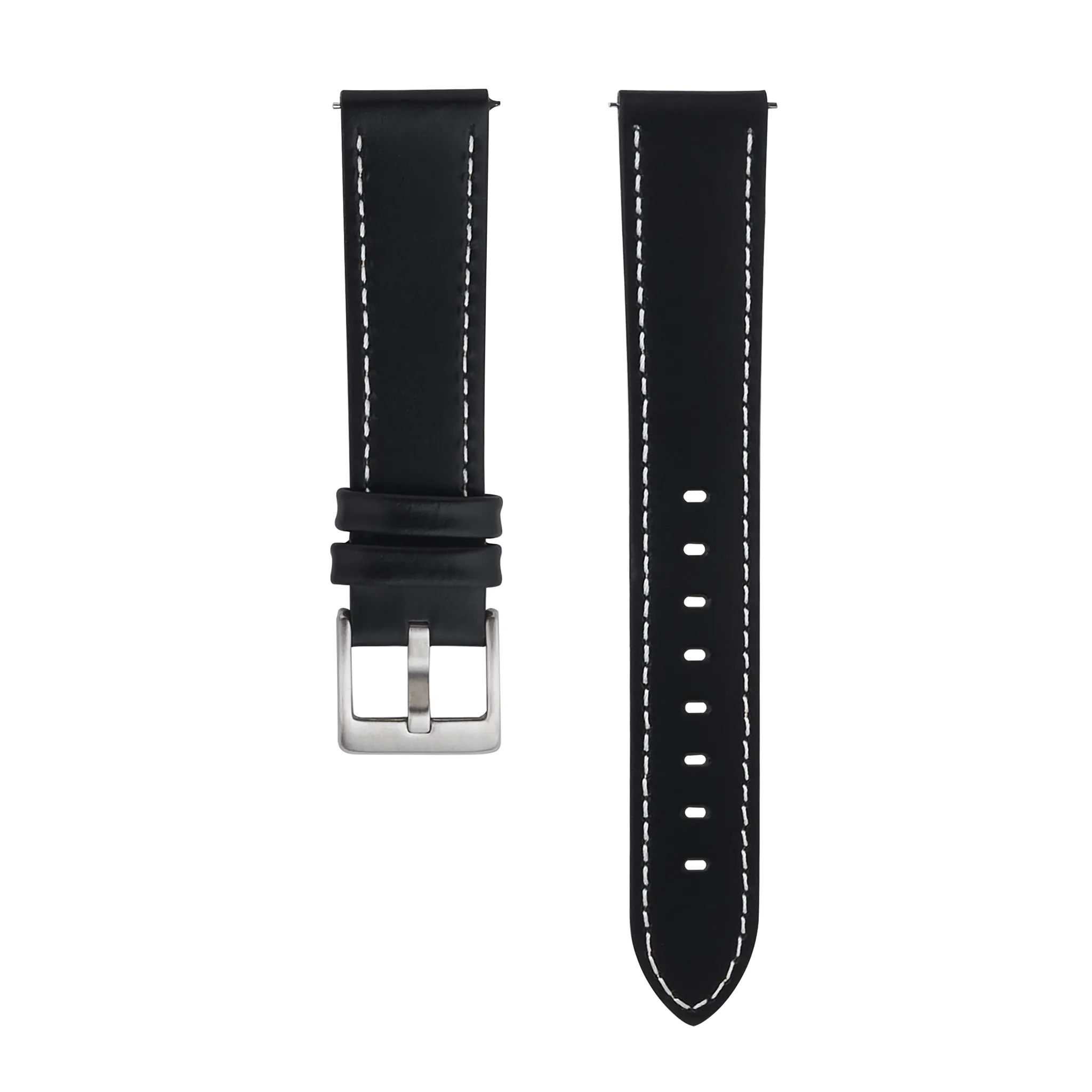 Pilot Leather Strap: Black