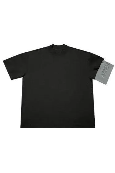 Unisex Black Badged T-Shirt